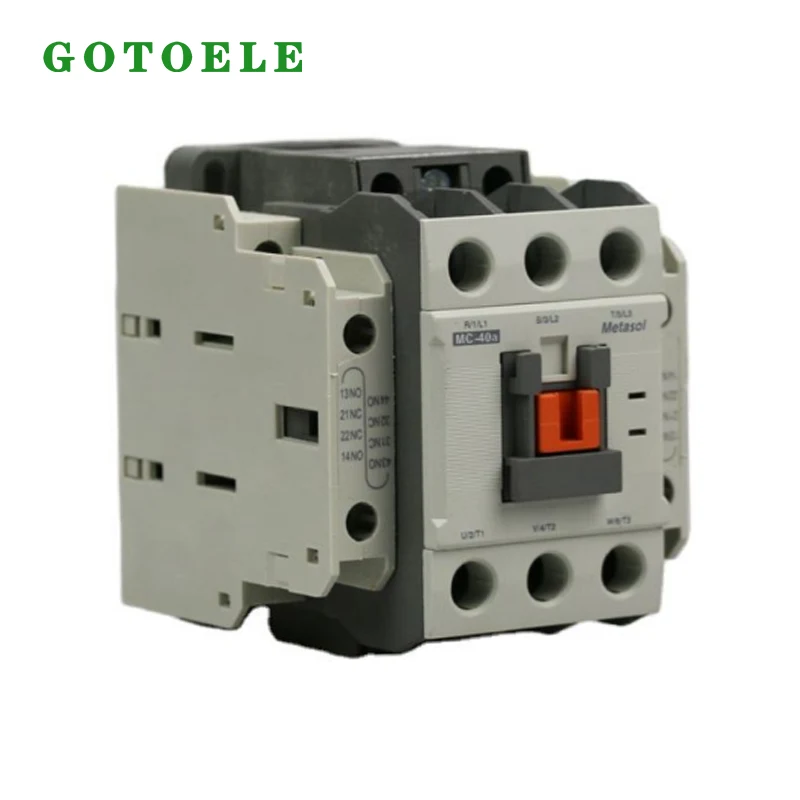 MC-40A AC電磁接触器 3P 40A 18.5KW 1NO+1NC